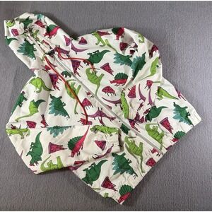 Forever 21 Pizza & Dinosaurs Hoodie‎ Windbreaker Full Zip Jacket Coat Large